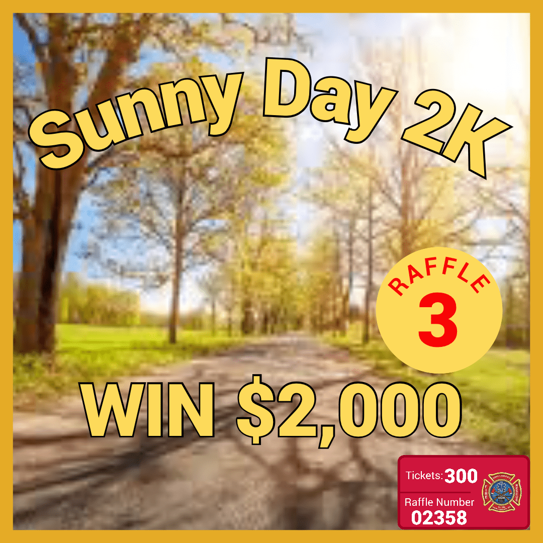 (#3) Sunny Day 2K win $2,000 Cash